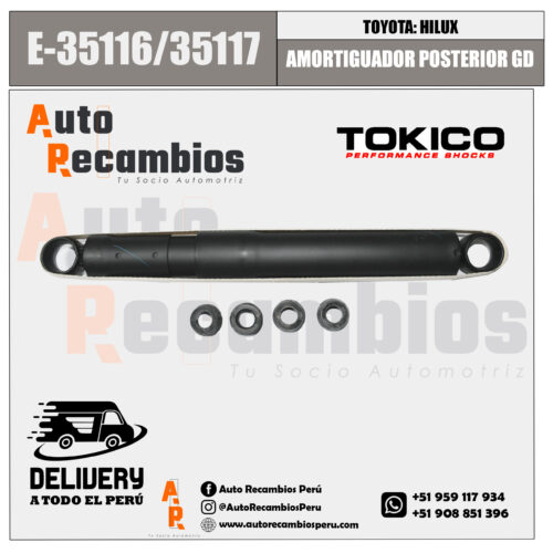 AMORTIGUADOR POSTERIOR GD E-35116/35117