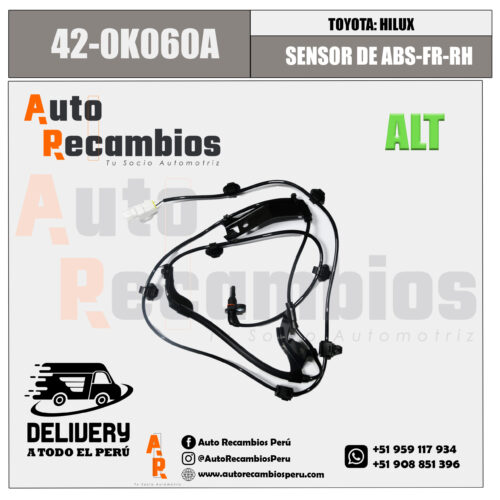 SENSOR DE ABS-FR-RH 42-0K060A