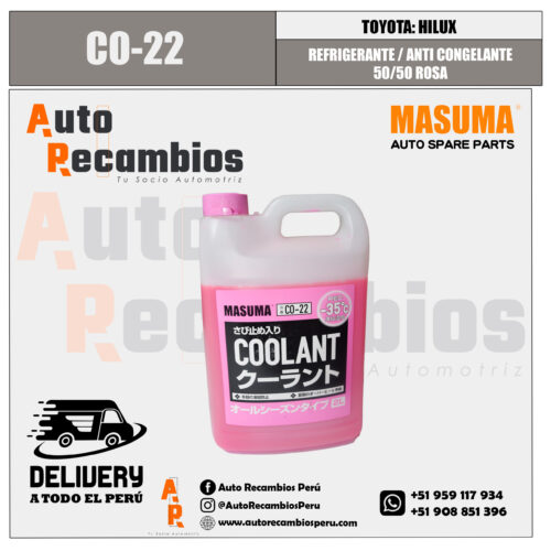 REFRIGERANTE /ANTICONGELANTE 50/50 ROSA