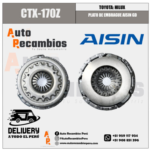 PLATO DE EMBRAGUE AISIN GD CTX-170Z