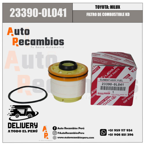 23390-0L041 FILTRO DE COMBUSTIBLE KD