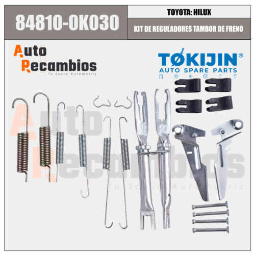 TO-84810 KIT DE REGULADORES  TAMBOR DE FRENO