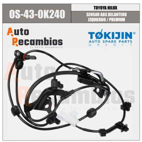 TO-43-FL SENSOR ABS  DELANTERO  IZQUIERDO/PREMIUM REVESTIMIENTO REFROZADO