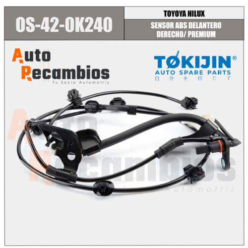 TO-42-FR SENSOR ABS DELANTERO DERECHO/PREMIUM REVESTIMIENTO REFROZADO