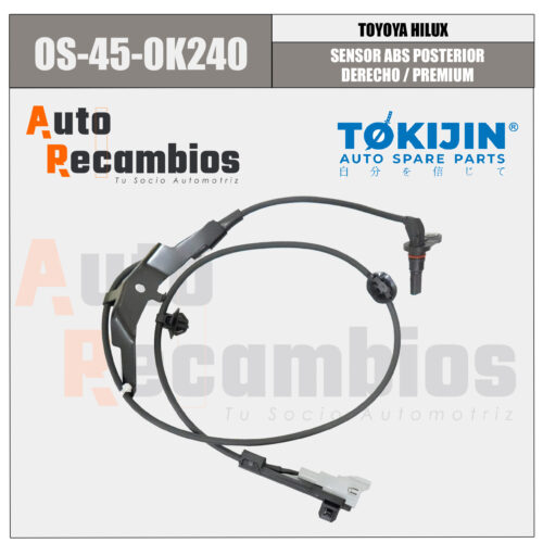 TO-45-RR SENSOR ABS POSTERIOR DERECHO/PREMIUM REVESTIMIENTO REFROZADO