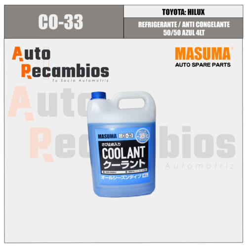 CO33 REFRIGERANTE AZUL 4LT