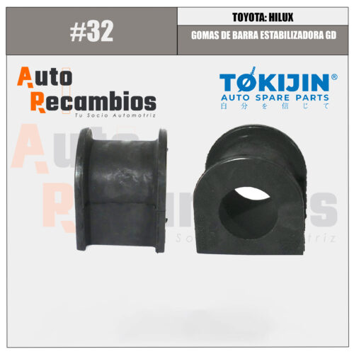 TO-32 GOMAS DE BARRA  ESTABILIZADORA GD