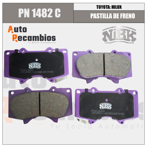PN-1482C PASTILLA DE FRENO DELANTERA, TOYOTA HILUX  KD,GD