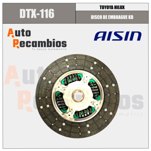 DTX-116 DISCO DE EMBRAGUE  KD