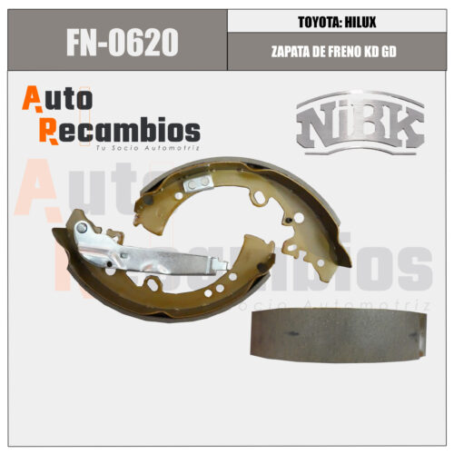 FN-0620 ZAPATA DE FRENO KD GD