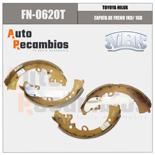 FN-0620T ZAPATA DE FRENO  SOBREMEDIDA  KD,GD
