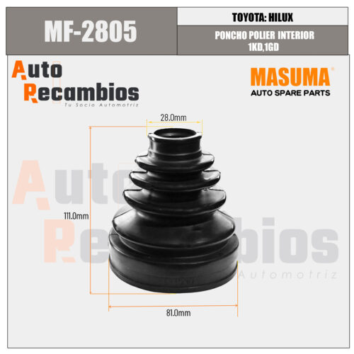 MF2805 PONCHO POLIER INTERIOR 1KD 1GD