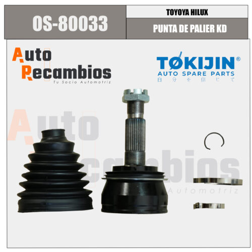 0S-80033 PUNTA DE PALIER KD TOYOYA HILUX