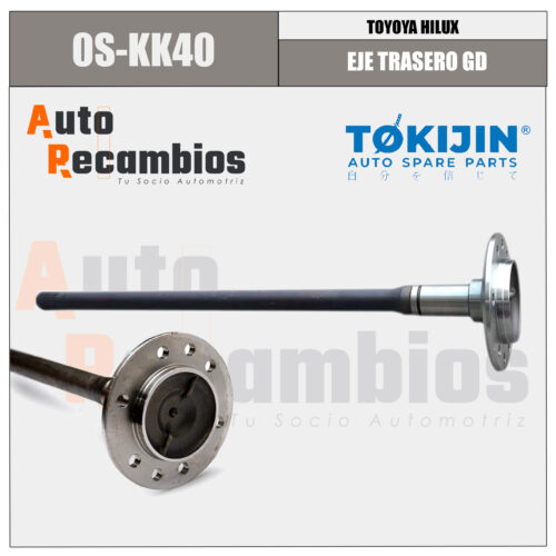 0S-KK40 EJE TRASERO GD TOYOYA HILUX